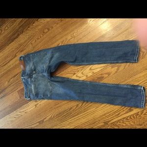 Boys youth slim distressed denim